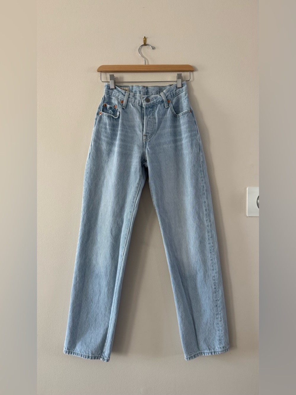 Levi's 501 90’s: Light Blue Straight Leg Women's Jeans